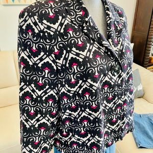 VINTAGE Gorgeous Silkland 100% Silk Cape Jacket Size L